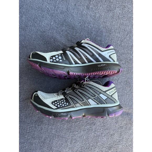 Salomon Womens XR Mission 1 327825 Gray/Purple Hiking Shoes Sneakers Size 9.5 US - Picture 7 of 11